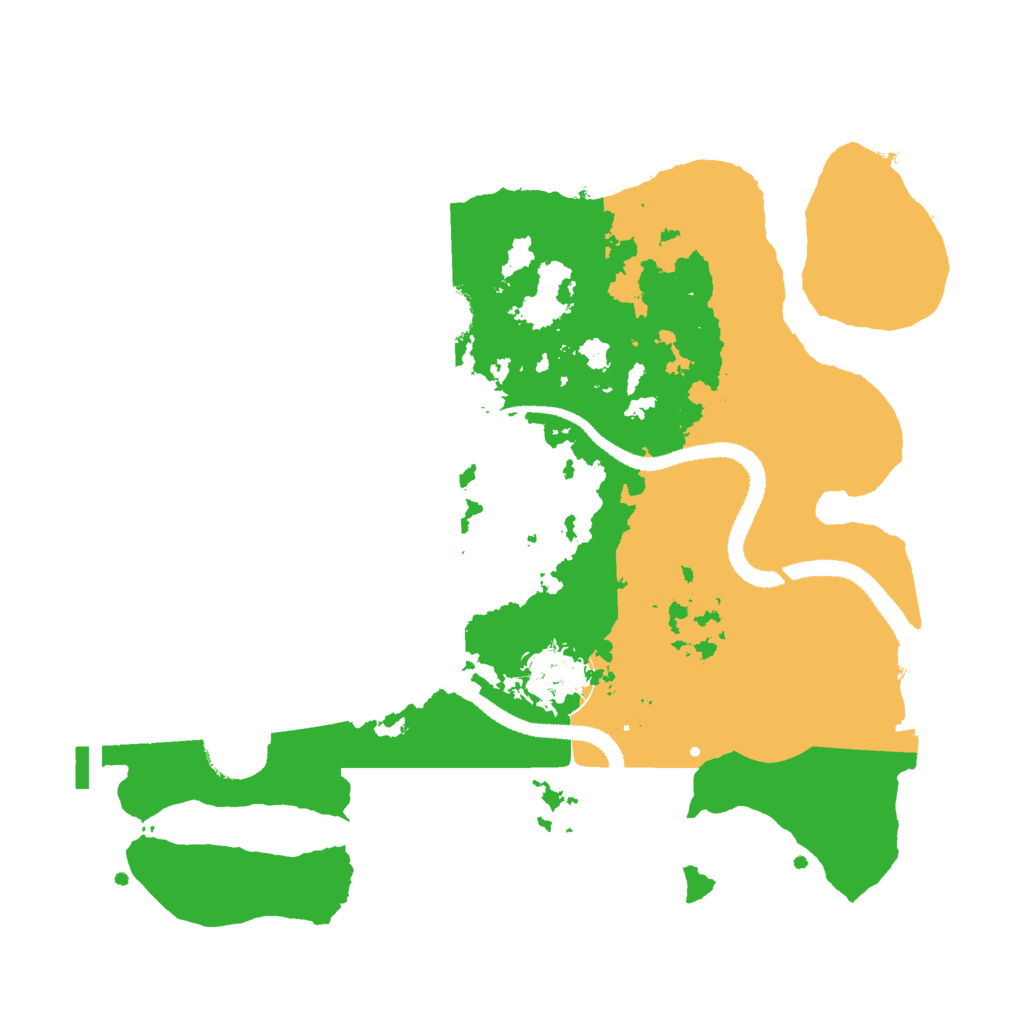 Biome Rust Map: Procedural Map, Size: 3000, Seed: 95816
