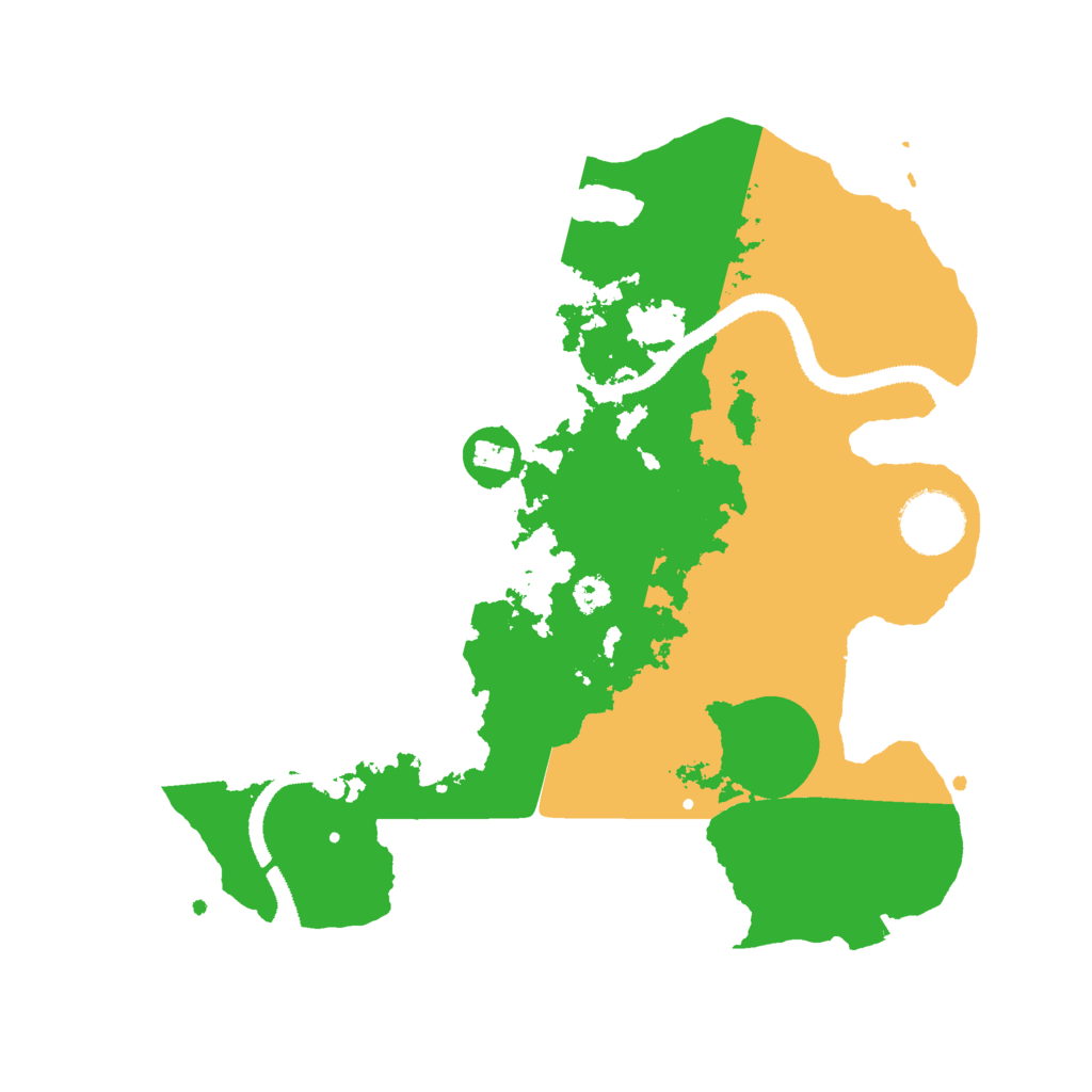 Biome Rust Map: Procedural Map, Size: 3000, Seed: 28386
