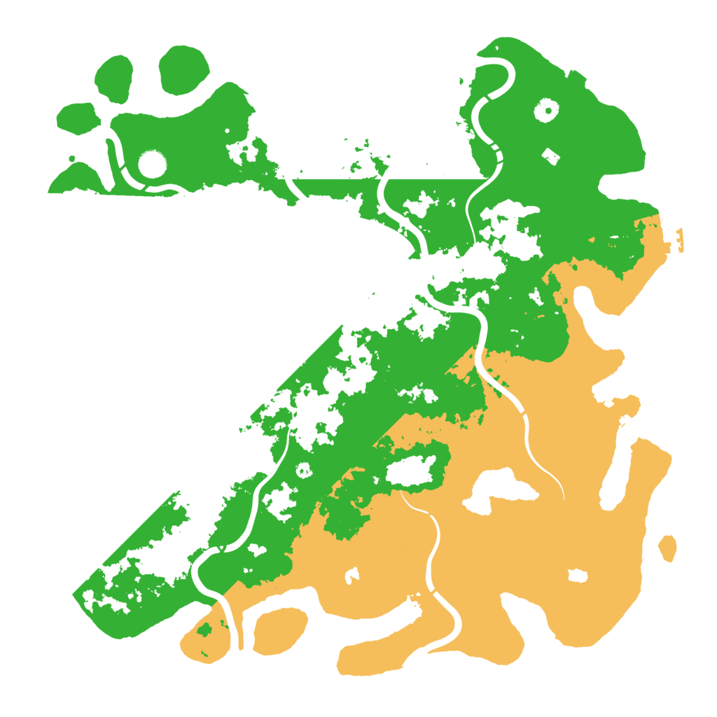 Biome Rust Map: Procedural Map, Size: 4500, Seed: 391807465