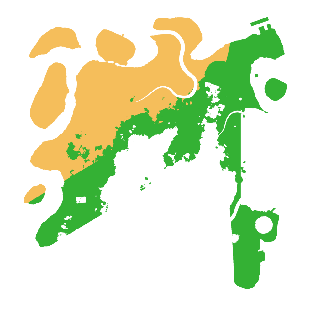 Biome Rust Map: Procedural Map, Size: 3500, Seed: 1652924165