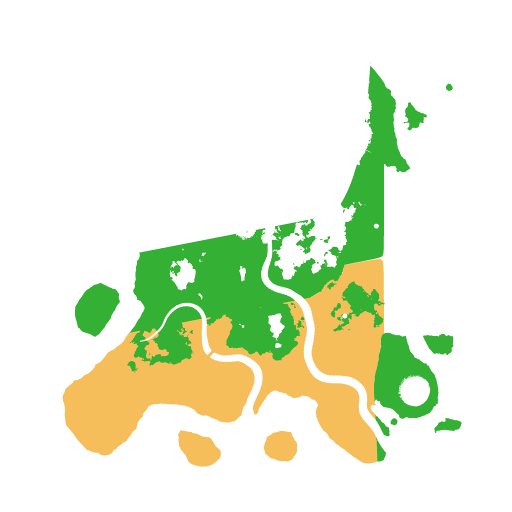 Biome Rust Map: Procedural Map, Size: 3000, Seed: 1195728931