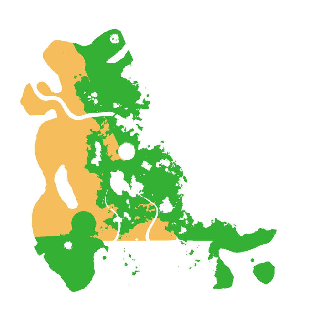 Biome Rust Map: Procedural Map, Size: 3500, Seed: 114154