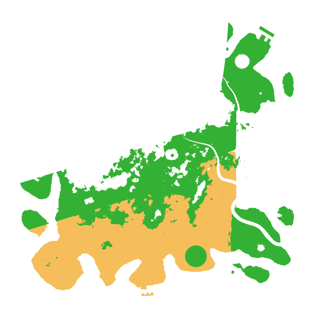 Biome Rust Map: Procedural Map, Size: 3850, Seed: 390809930