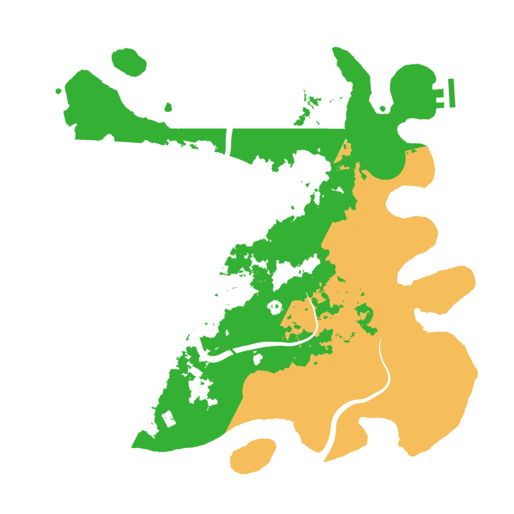 Biome Rust Map: Procedural Map, Size: 3611, Seed: 2568592