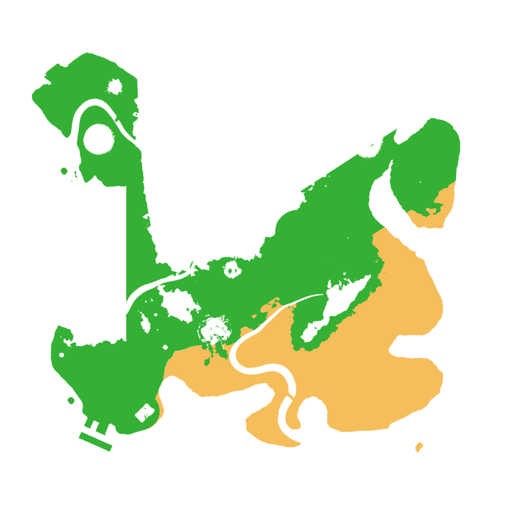Biome Rust Map: Procedural Map, Size: 3000, Seed: 1380419487