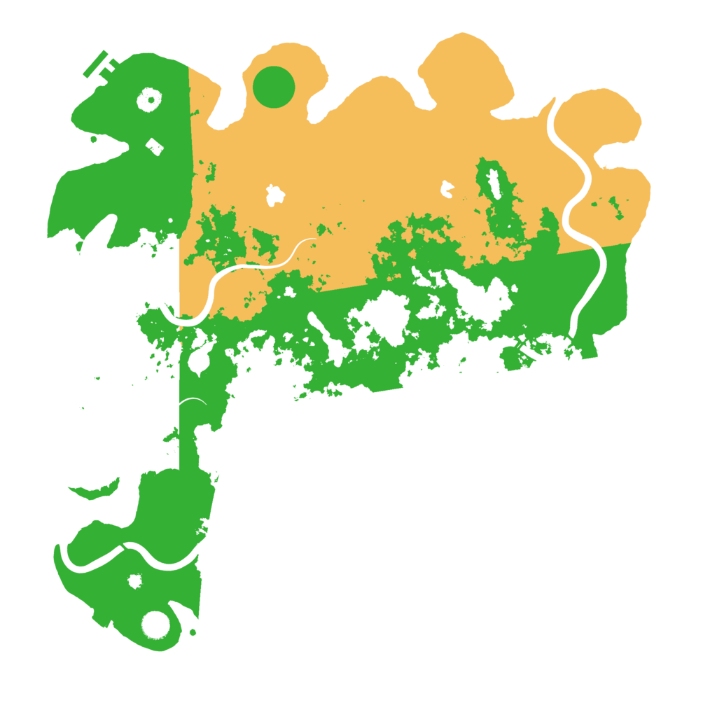 Biome Rust Map: Procedural Map, Size: 4500, Seed: 1669110354