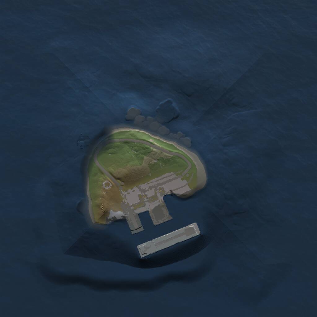 Rust Map: Procedural Map, Size: 1000, Seed: 66009742, 2 Monuments