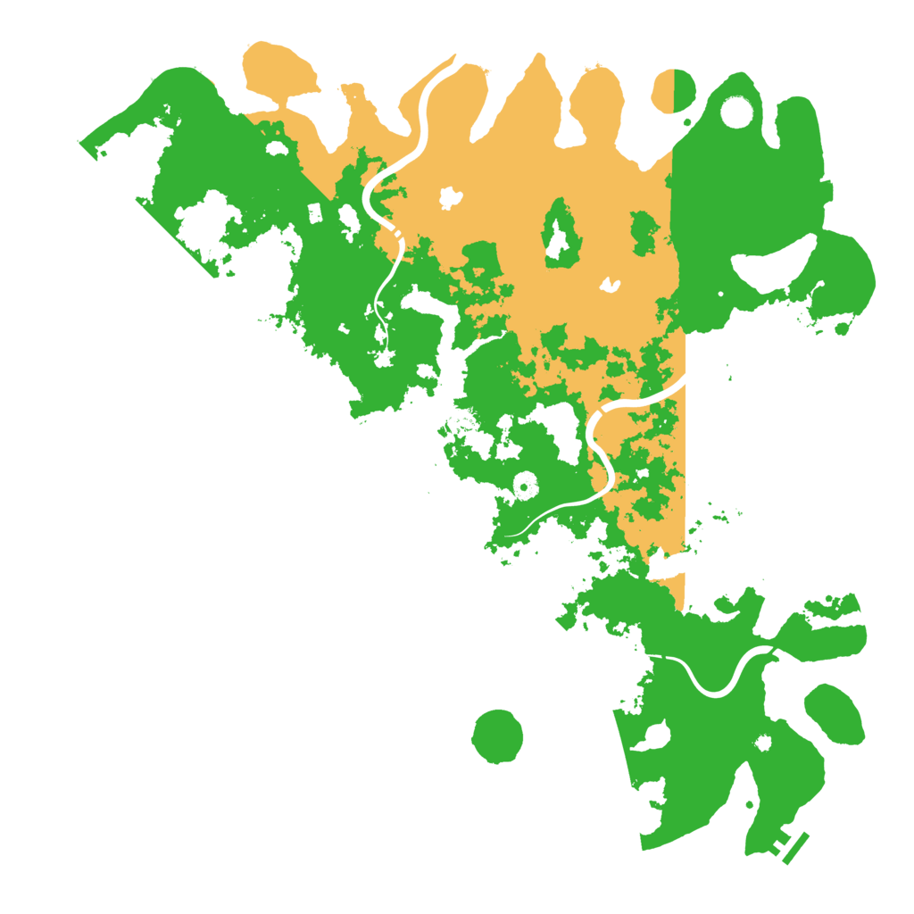 Biome Rust Map: Procedural Map, Size: 5000, Seed: 8218723