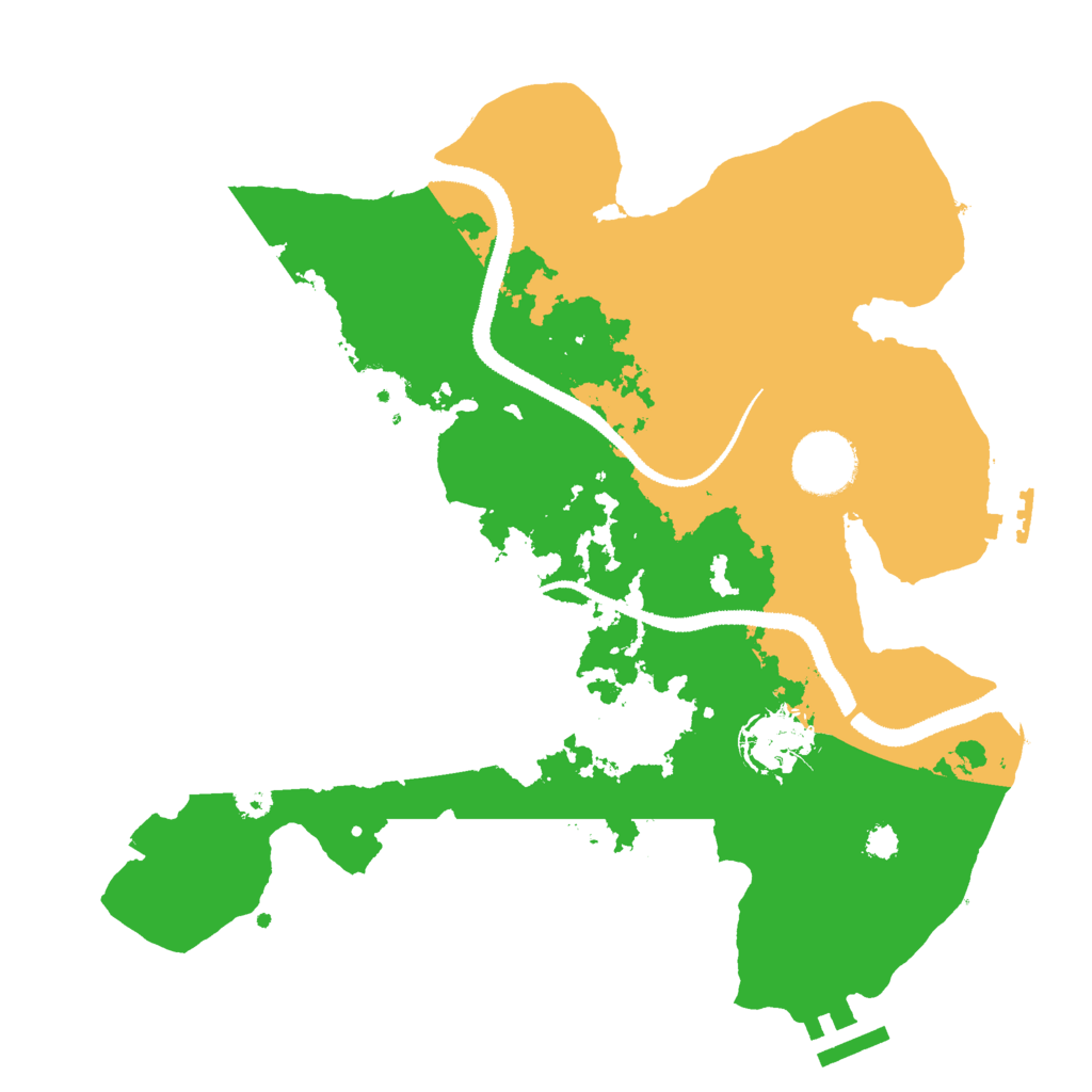 Biome Rust Map: Procedural Map, Size: 3000, Seed: 270726