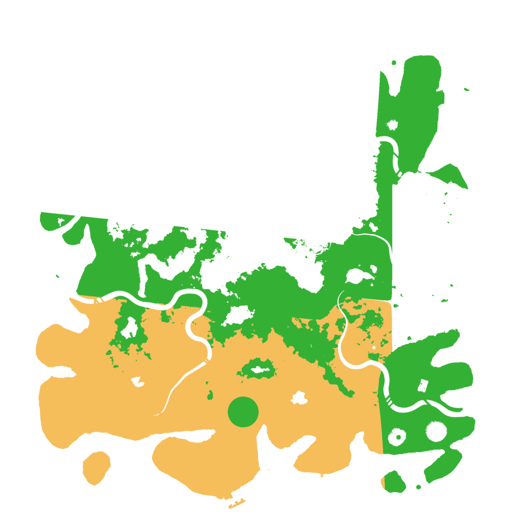 Biome Rust Map: Procedural Map, Size: 4500, Seed: 1636137232