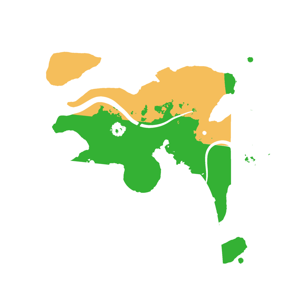 Biome Rust Map: Procedural Map, Size: 2250, Seed: 1995