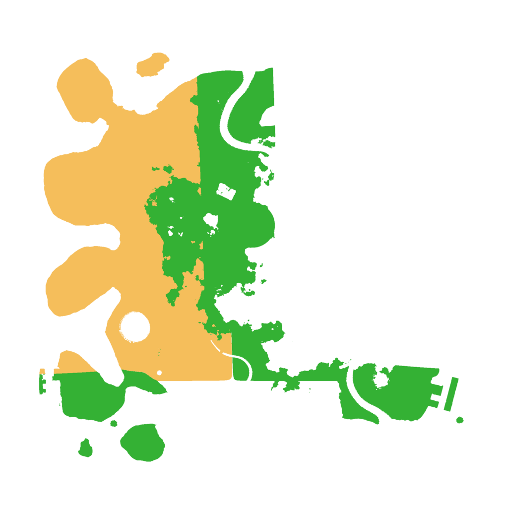 Biome Rust Map: Procedural Map, Size: 3000, Seed: 961784