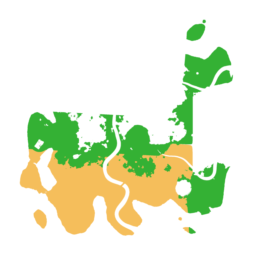 Biome Rust Map: Procedural Map, Size: 3000, Seed: 84875