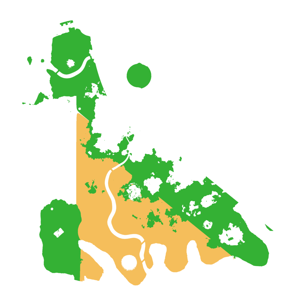 Biome Rust Map: Procedural Map, Size: 3500, Seed: 337773