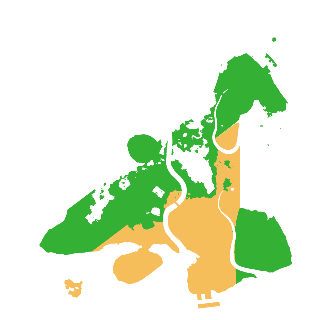 Biome Rust Map: Procedural Map, Size: 3000, Seed: 29022
