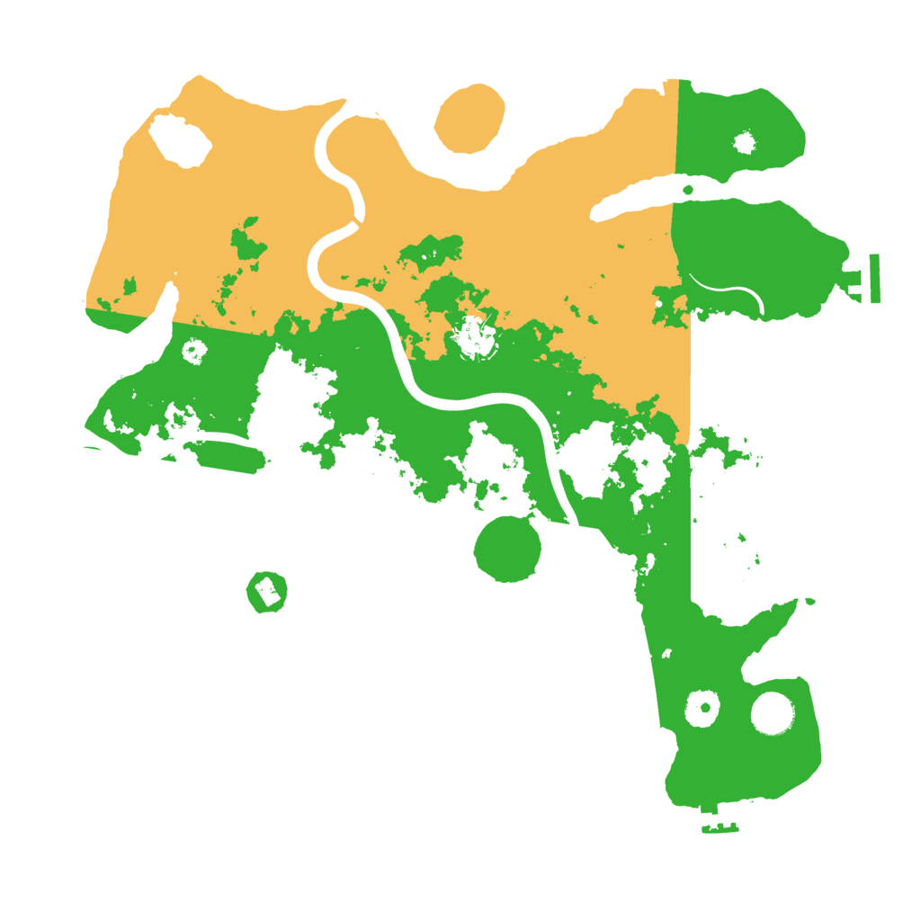 Biome Rust Map: Procedural Map, Size: 3800, Seed: 2075414537