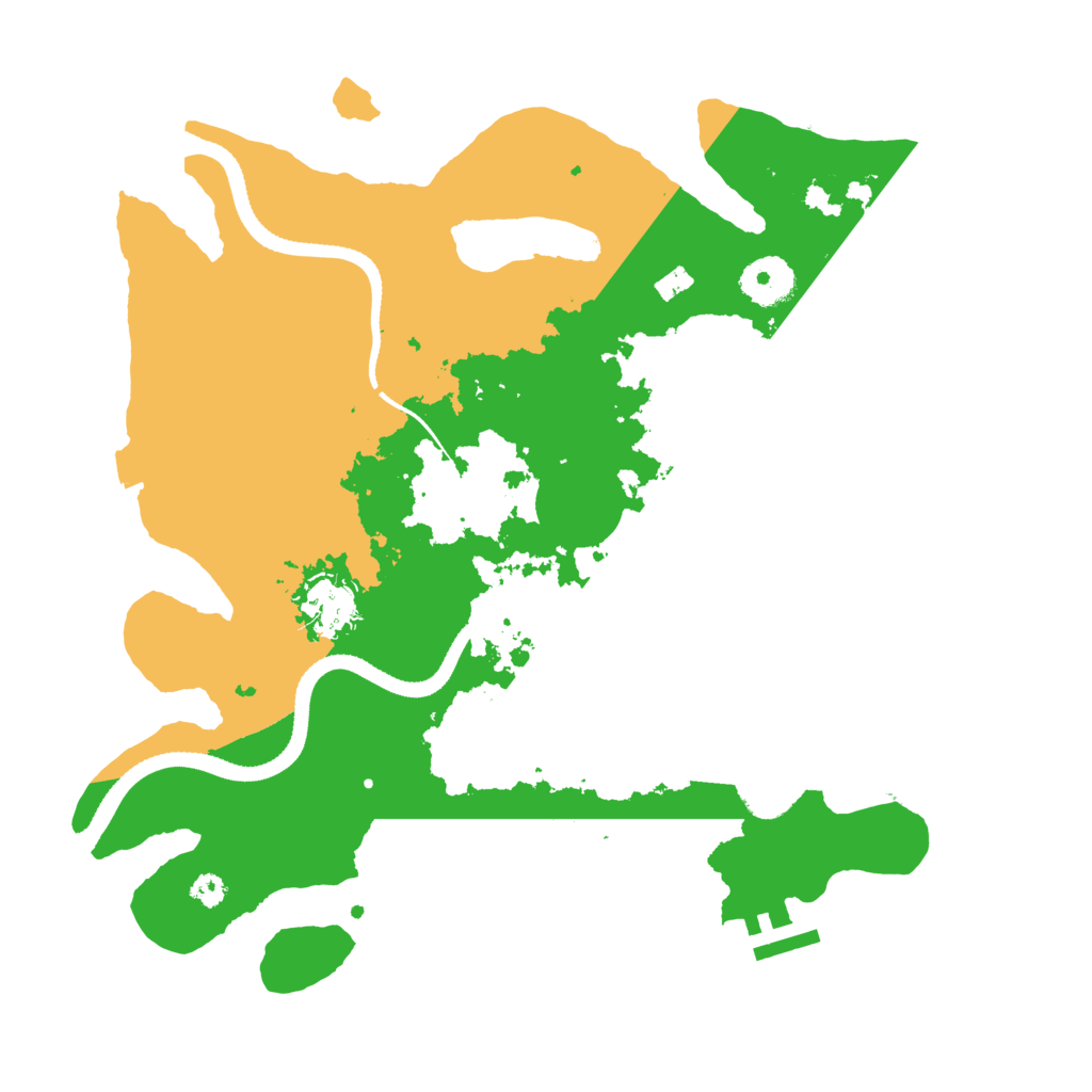 Biome Rust Map: Procedural Map, Size: 3300, Seed: 171717