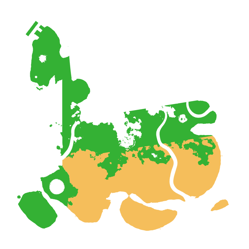 Biome Rust Map: Procedural Map, Size: 3000, Seed: 8473921