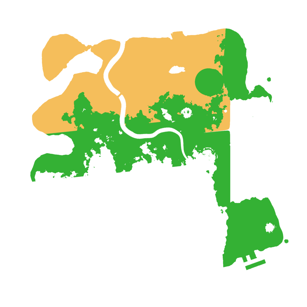 Biome Rust Map: Procedural Map, Size: 3000, Seed: 876760979