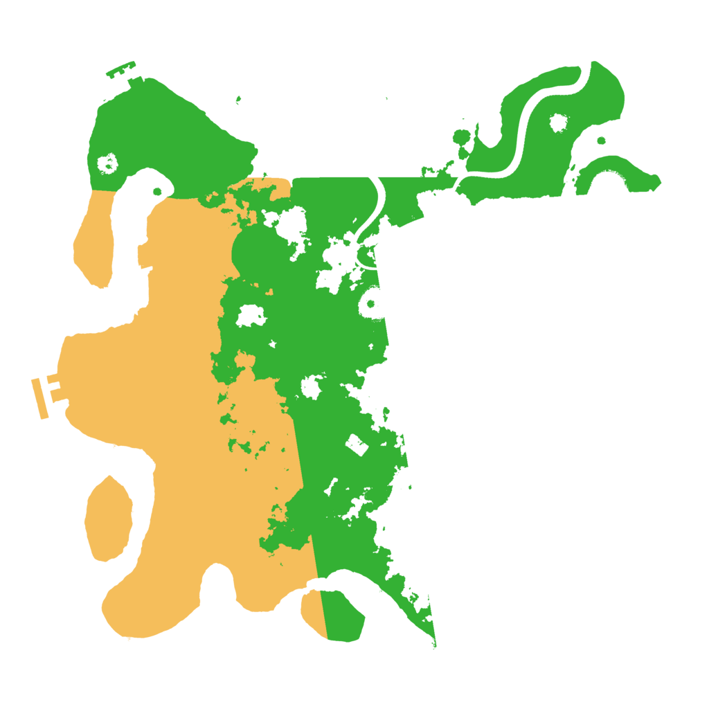 Biome Rust Map: Procedural Map, Size: 3500, Seed: 724084311