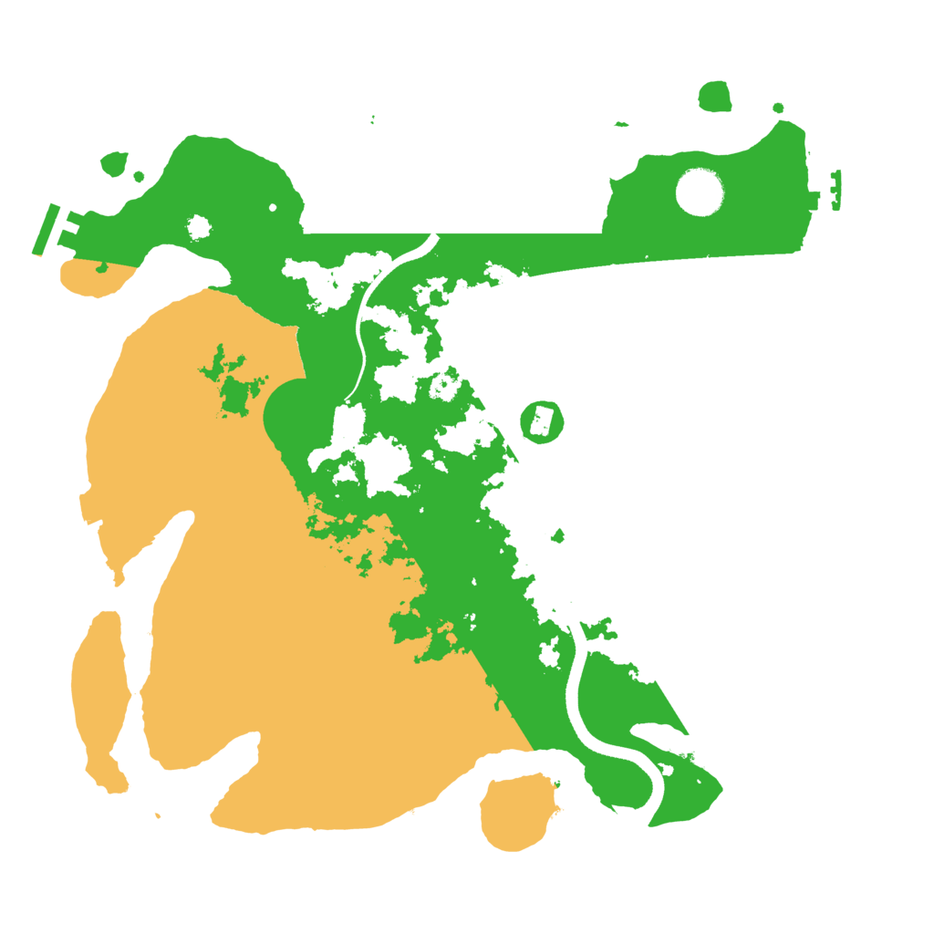 Biome Rust Map: Procedural Map, Size: 3500, Seed: 1203076253