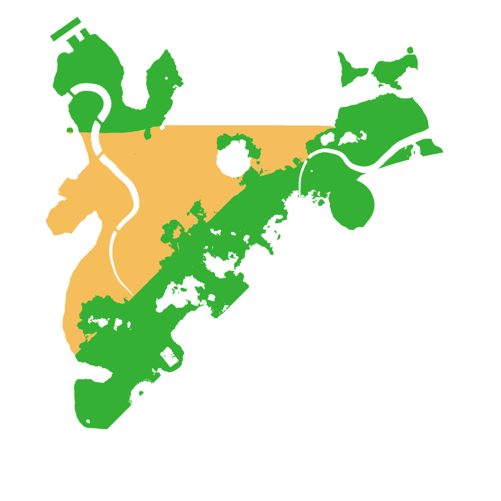 Biome Rust Map: Procedural Map, Size: 3000, Seed: 912809930