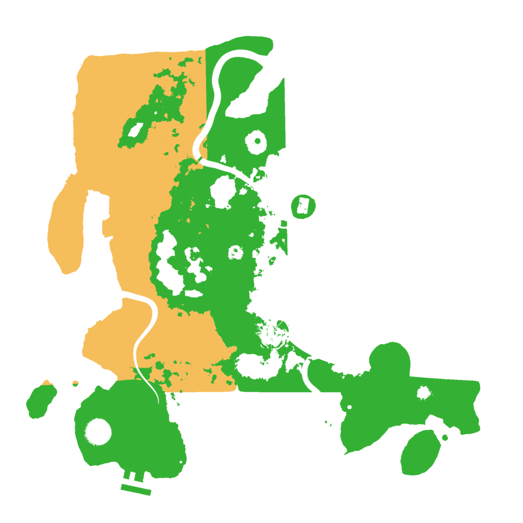 Biome Rust Map: Procedural Map, Size: 3500, Seed: 1869099084