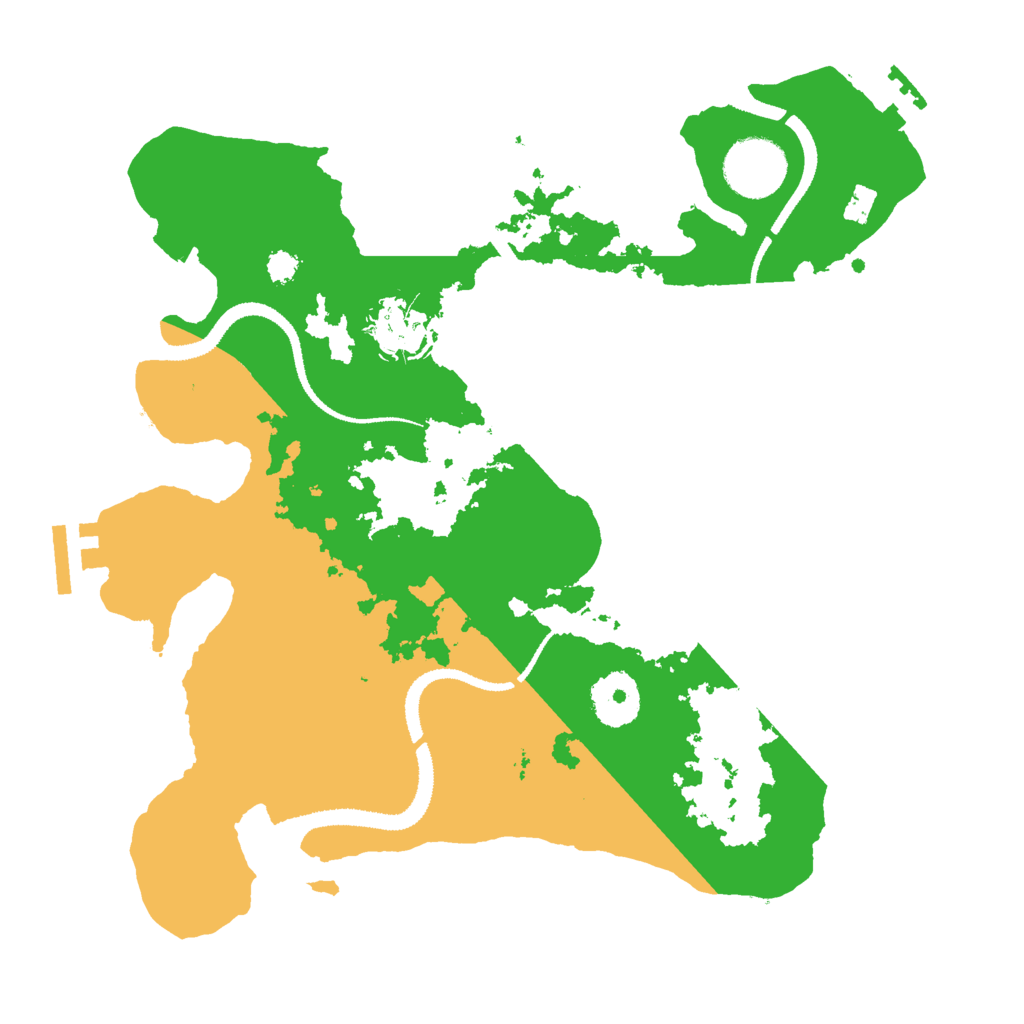 Biome Rust Map: Procedural Map, Size: 3000, Seed: 1943343714