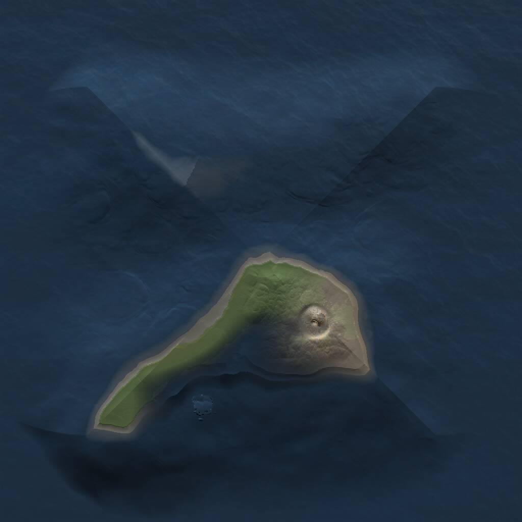 Rust Map: Procedural Map, Size: 1000, Seed: 1593158094, 1 Monuments