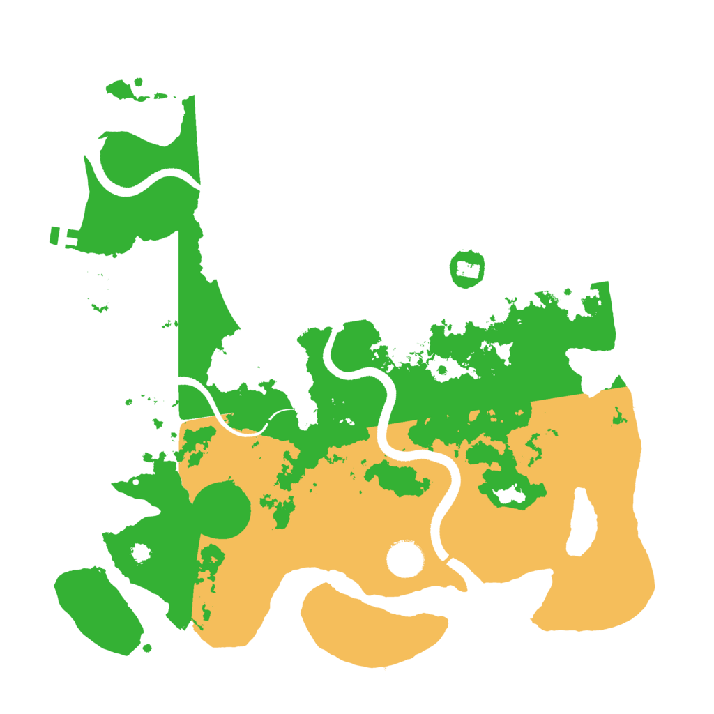Biome Rust Map: Procedural Map, Size: 3400, Seed: 8473921
