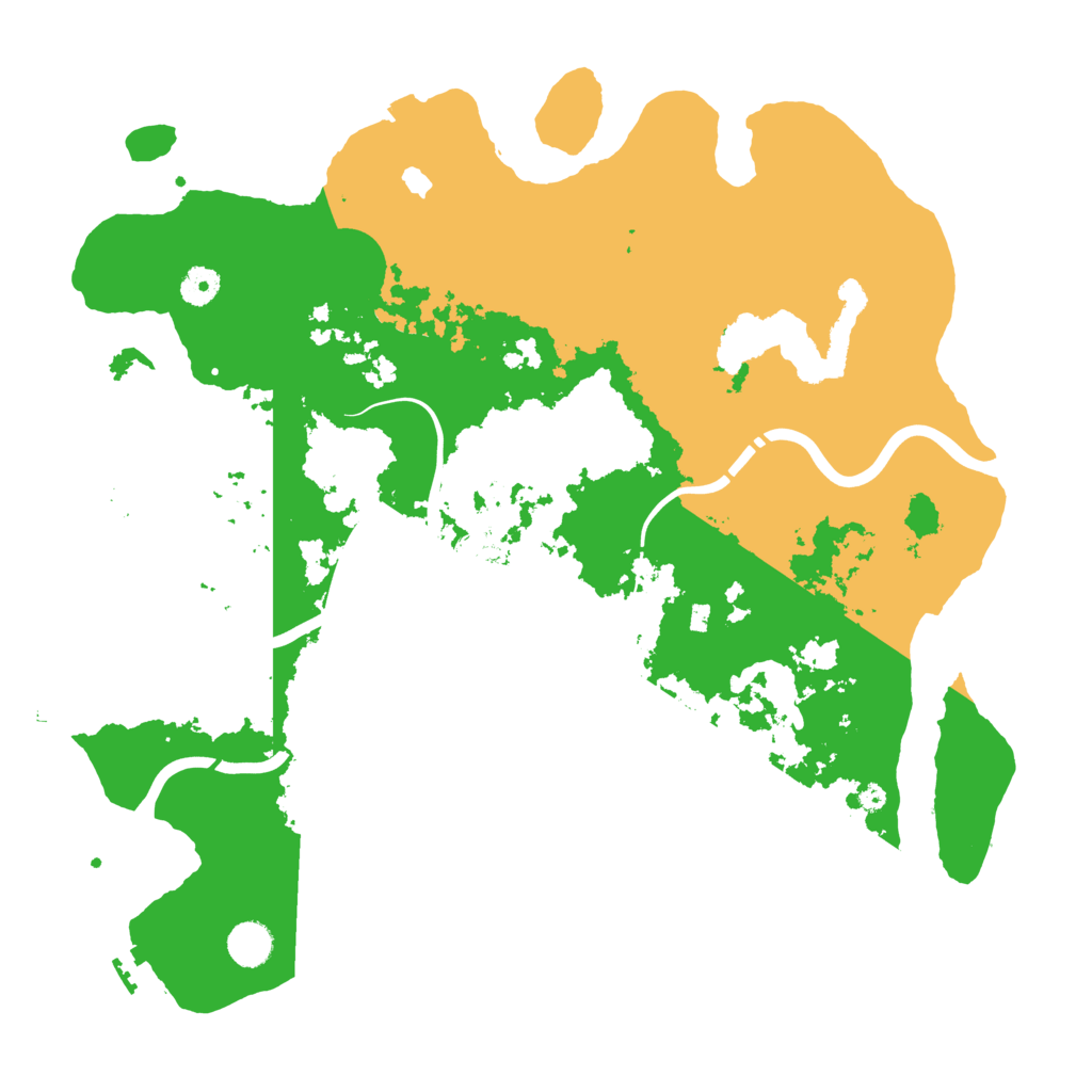 Biome Rust Map: Procedural Map, Size: 4250, Seed: 9601