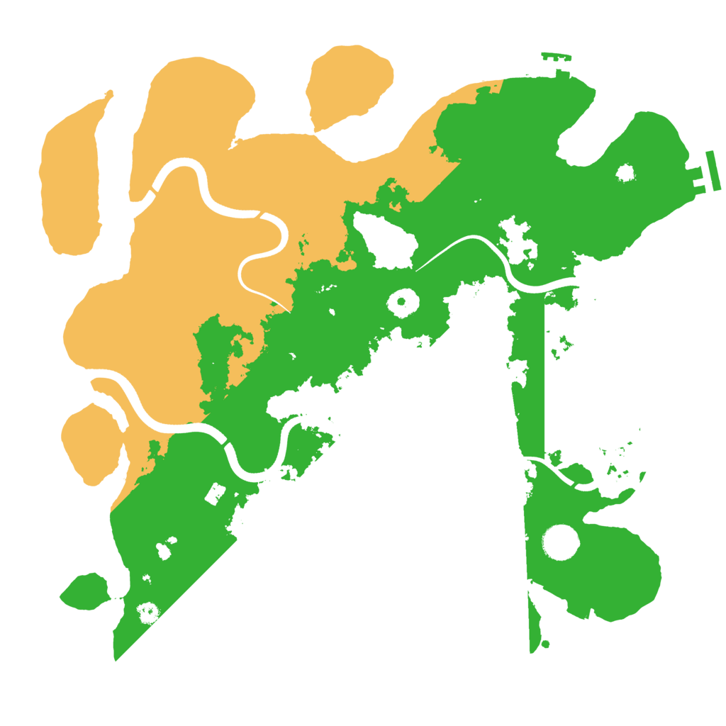 Biome Rust Map: Procedural Map, Size: 3650, Seed: 1573