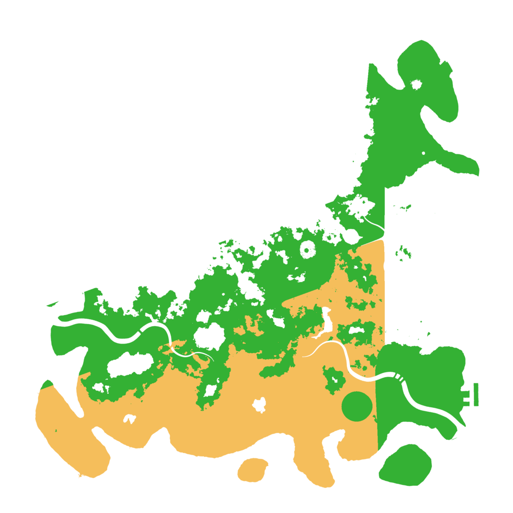Biome Rust Map: Procedural Map, Size: 4500, Seed: 18059