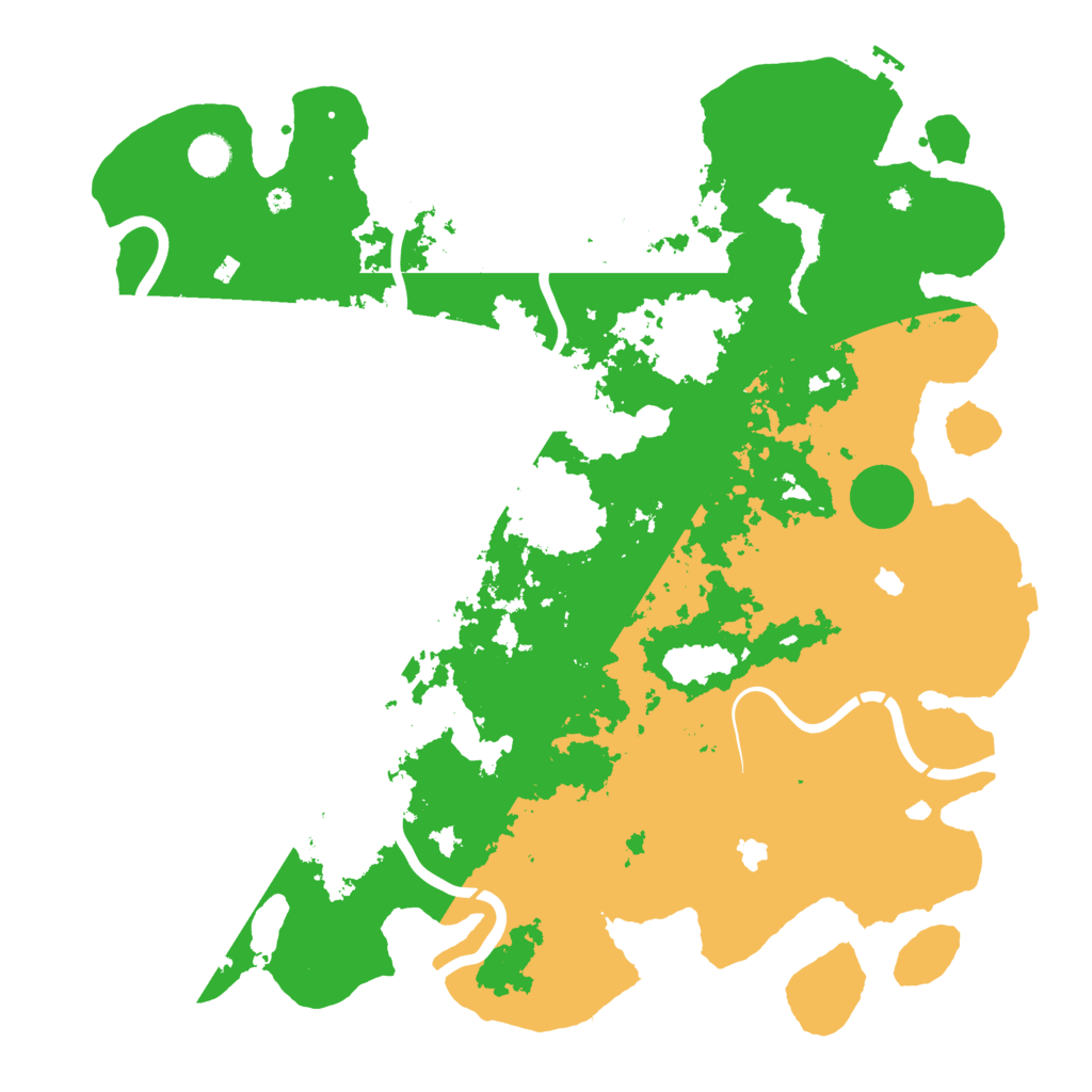 Biome Rust Map: Procedural Map, Size: 4500, Seed: 481970