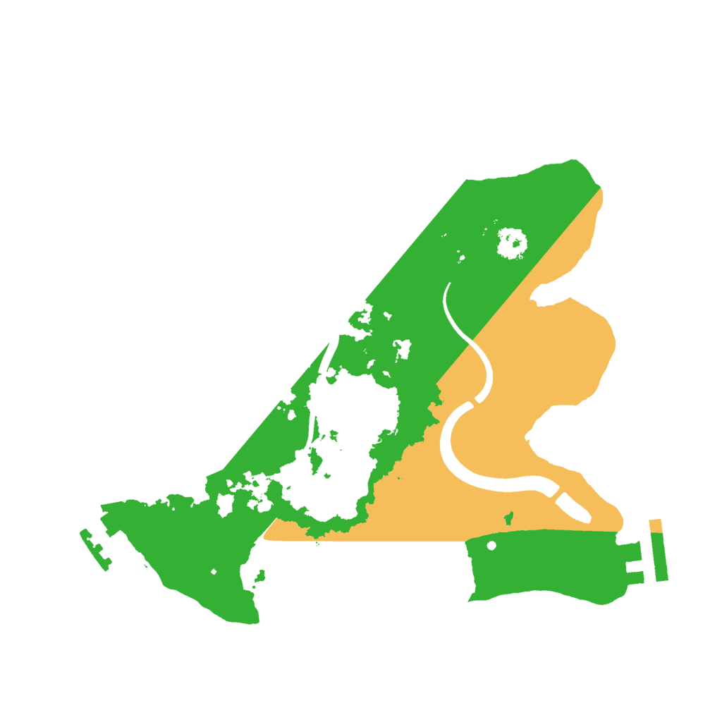 Biome Rust Map: Procedural Map, Size: 2350, Seed: 17