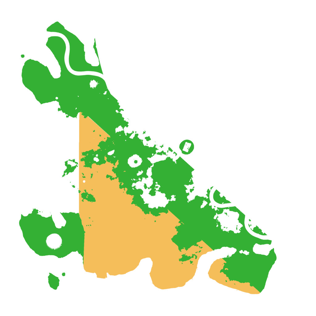 Biome Rust Map: Procedural Map, Size: 3600, Seed: 1011047688