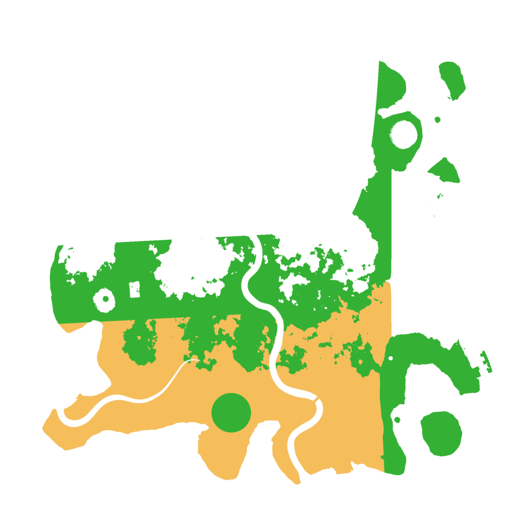 Biome Rust Map: Procedural Map, Size: 3500, Seed: 261701643