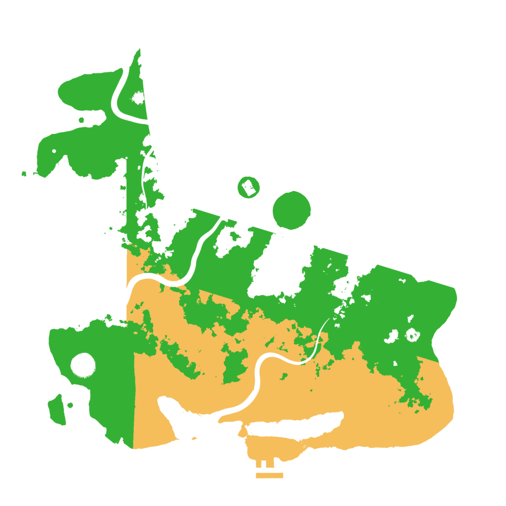 Biome Rust Map: Procedural Map, Size: 3750, Seed: 981245
