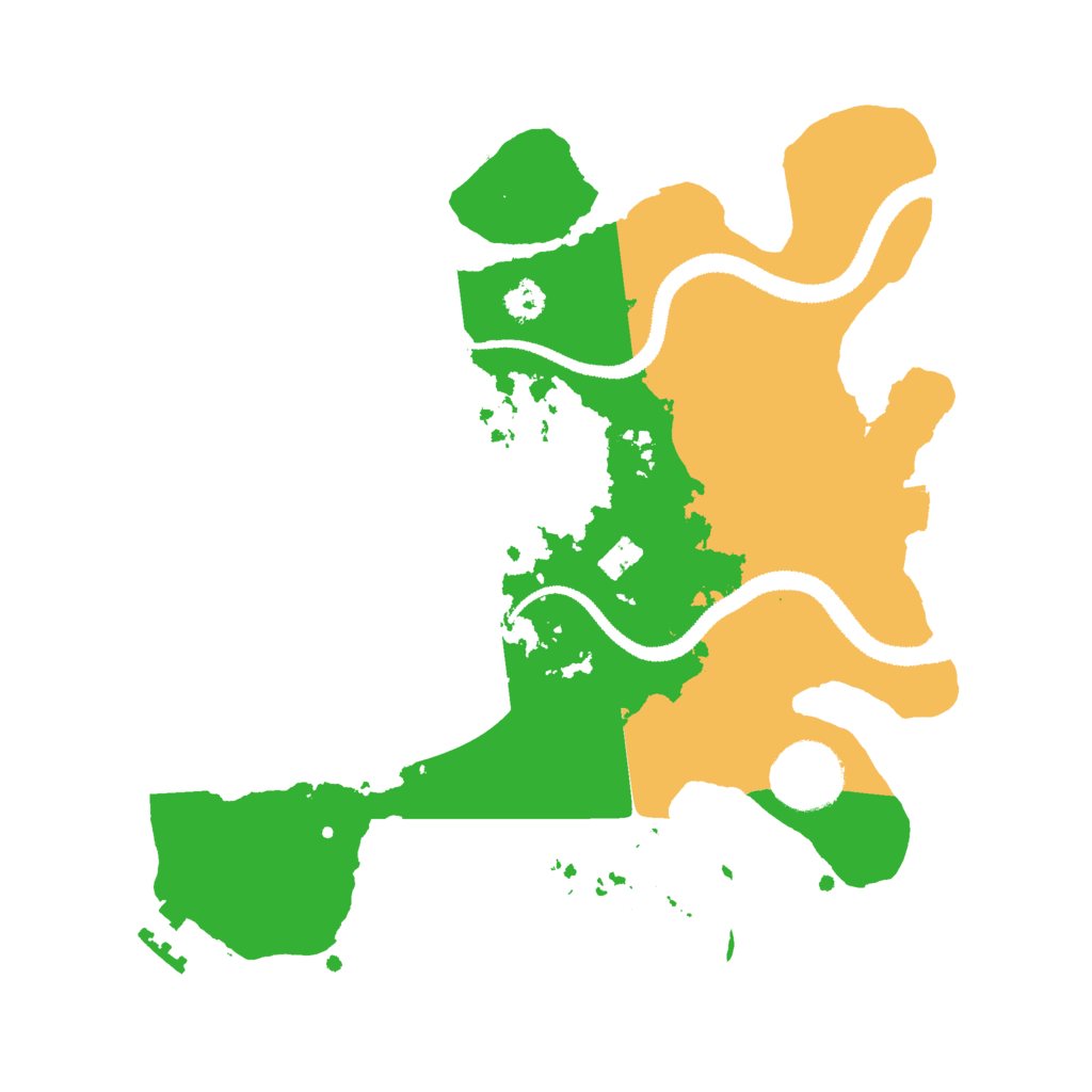 Biome Rust Map: Procedural Map, Size: 2800, Seed: 863197543