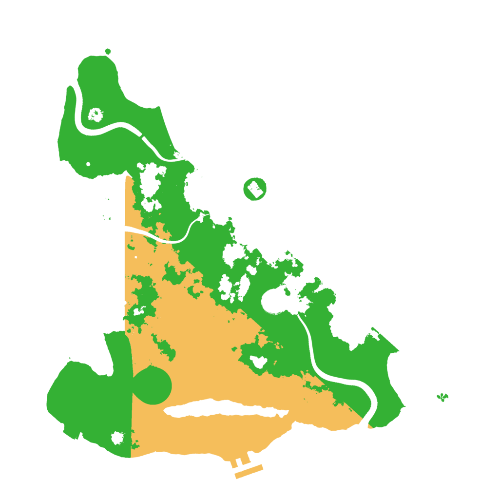 Biome Rust Map: Procedural Map, Size: 3500, Seed: 1163668088