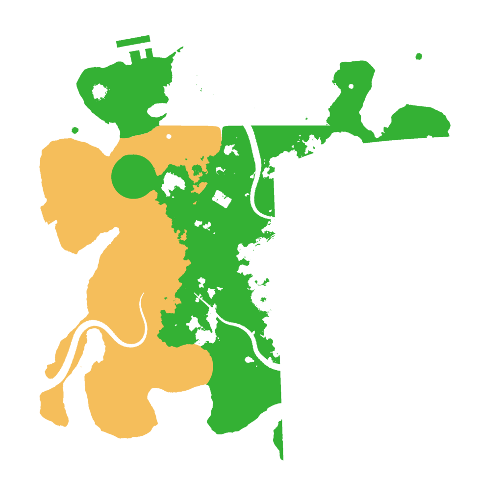 Biome Rust Map: Procedural Map, Size: 3000, Seed: 15908