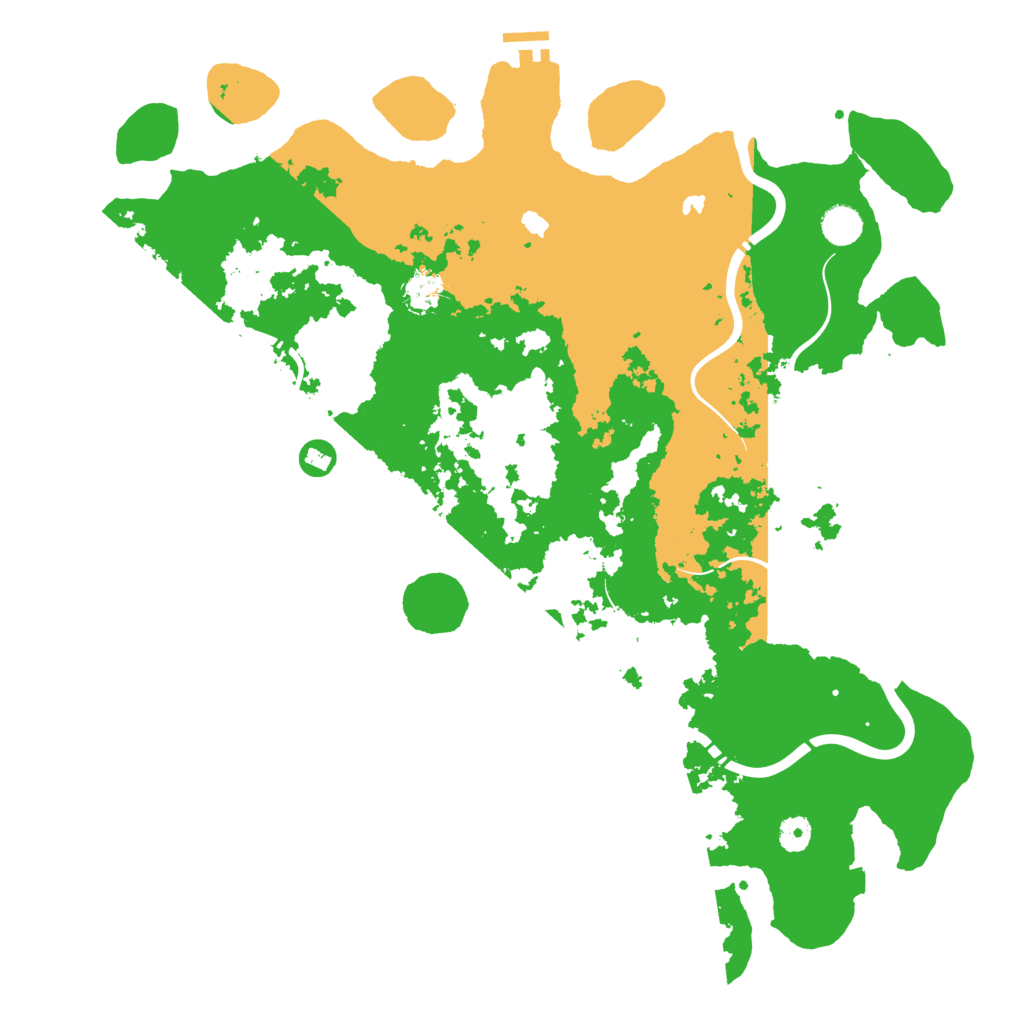 Biome Rust Map: Procedural Map, Size: 4500, Seed: 876821800