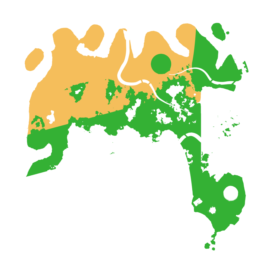 Biome Rust Map: Procedural Map, Size: 3500, Seed: 2026072804