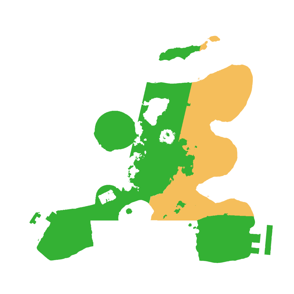 Biome Rust Map: Procedural Map, Size: 2000, Seed: 3594812