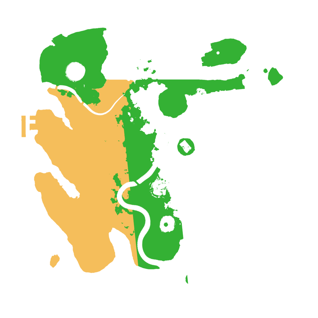 Biome Rust Map: Procedural Map, Size: 3000, Seed: 1320914130