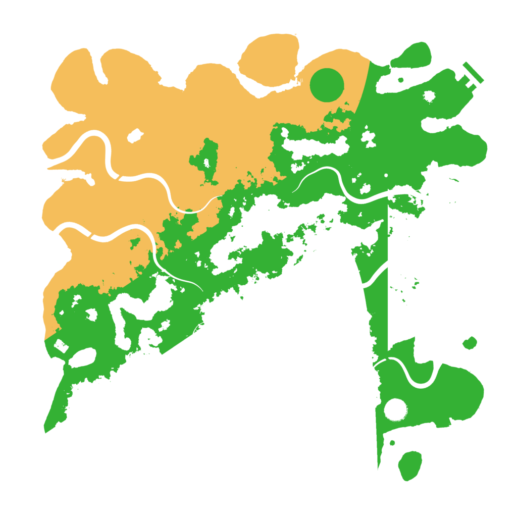 Biome Rust Map: Procedural Map, Size: 4000, Seed: 2234387