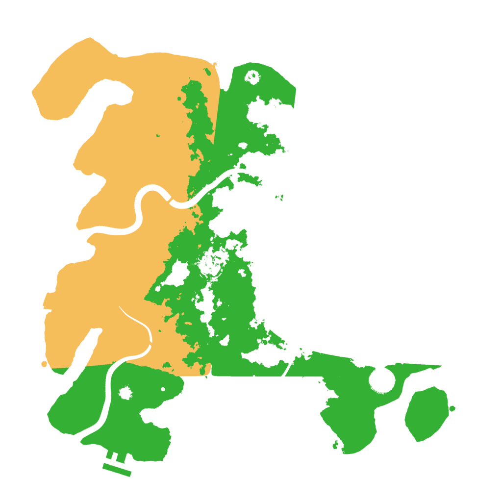 Biome Rust Map: Procedural Map, Size: 3500, Seed: 2146815455