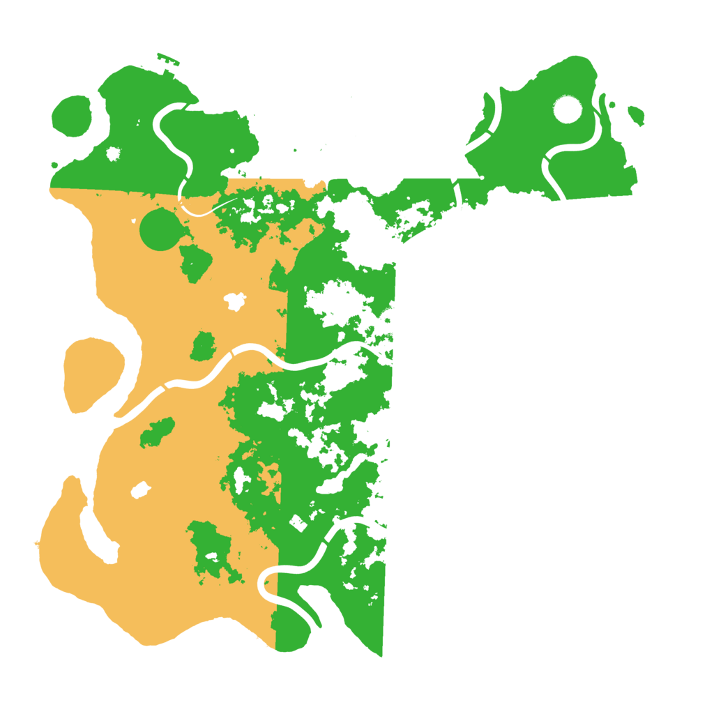 Biome Rust Map: Procedural Map, Size: 4500, Seed: 9234116
