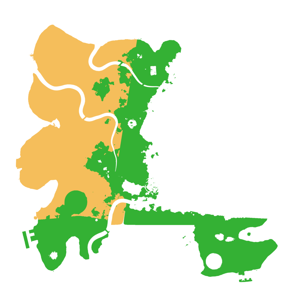 Biome Rust Map: Procedural Map, Size: 3500, Seed: 1557100762