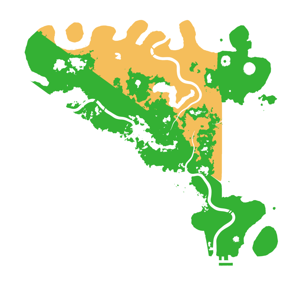 Biome Rust Map: Procedural Map, Size: 4300, Seed: 1661945305